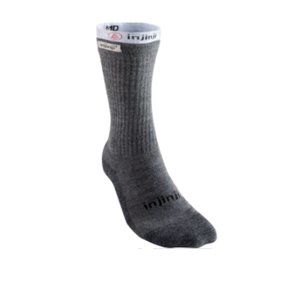 Injinji Men's Liner + Hiker Crew Socks, Charcoal